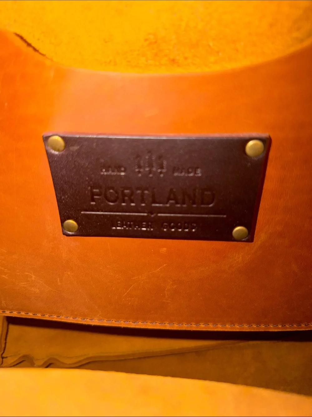 Brand New never used Portland Leather Goods  Brown  WILL NEGOTIATE PRICE